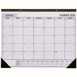 Desk Planner 550 x 530mm Month To View White