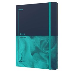 Jumble & Co Doze And Drift Journal Hard Cover A5 Ruled Split 160 Page Black