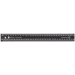Marbig Enviro Ruler 30cm 100% Recycled Black