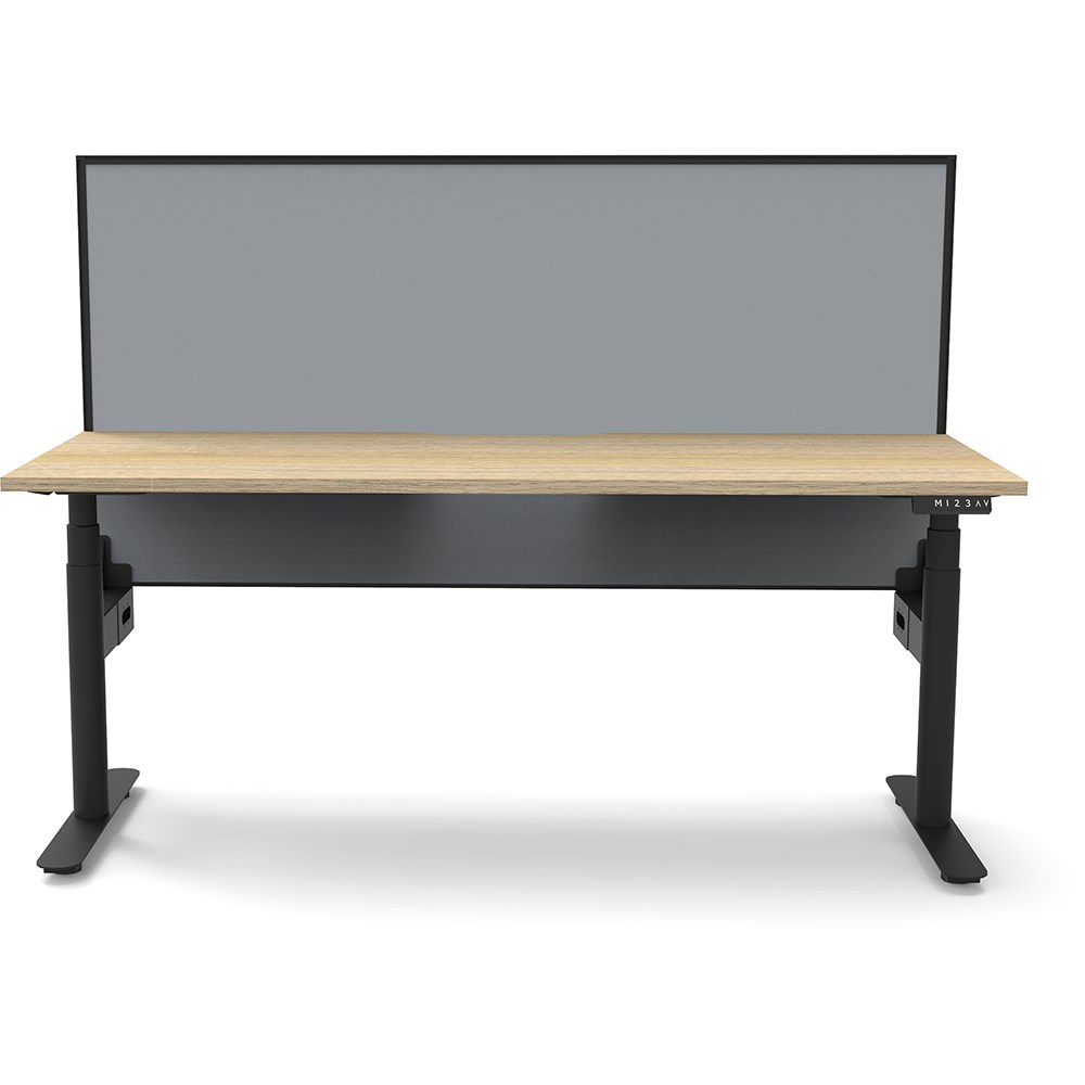 Office Furniture - Rapidline Halo+ Single Sided Workstation + Screen ...