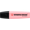 Stabilo Boss Highlighter 2-5mm 70/129 Pastel Box of 10 Blush