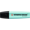 Stabilo Boss Highlighter 2-5mm 70/113 Pastel Box of 10 Touch Of Turquoise