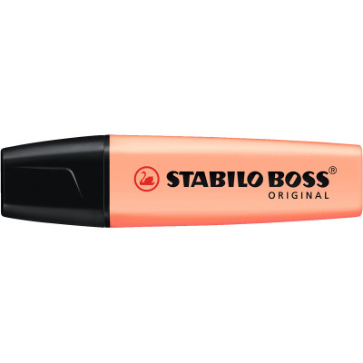 Stabilo Boss Highlighter 2-5mm 70/126 Pastel Box of 10 Peach